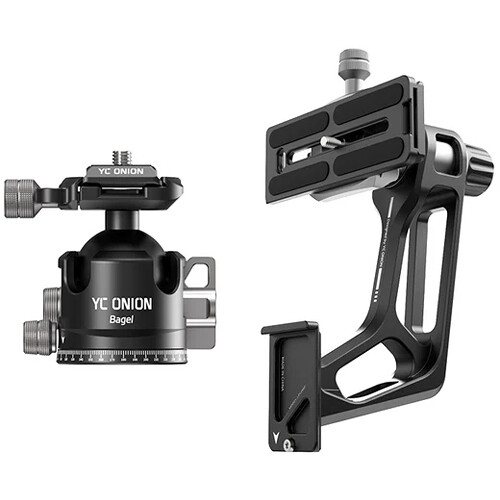 YC Onion Litchi Gimbal Head with BC44 Bagel Ball Head - Image 1