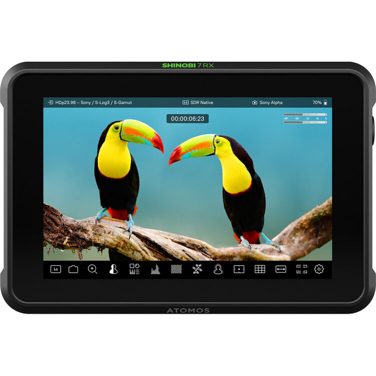 Atomos Shinobi 7 RX HDMI/SDI HDR On-Camera Monitor/Wireless Receiver - Image 5