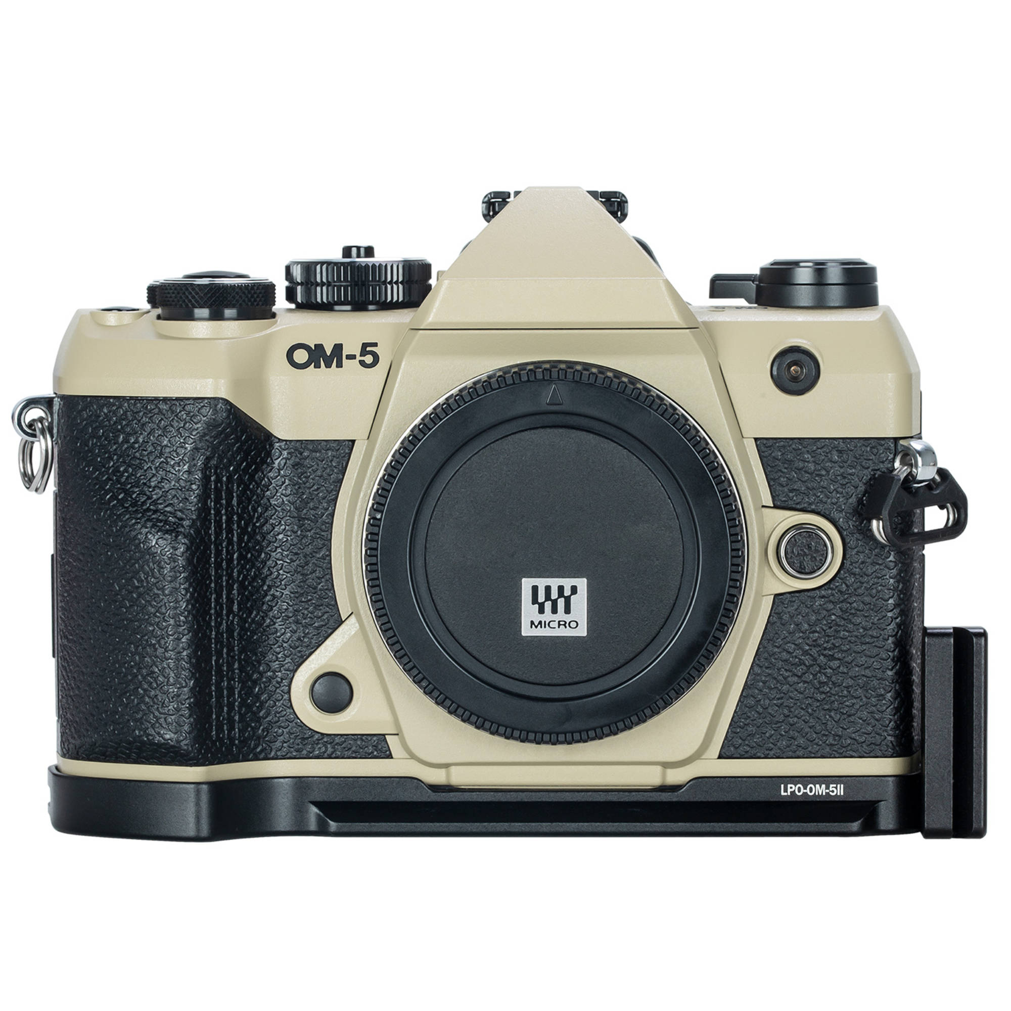 Leofoto LPO-OM-5II L-Bracket for Olympus OM-5II  Silver - Image 10