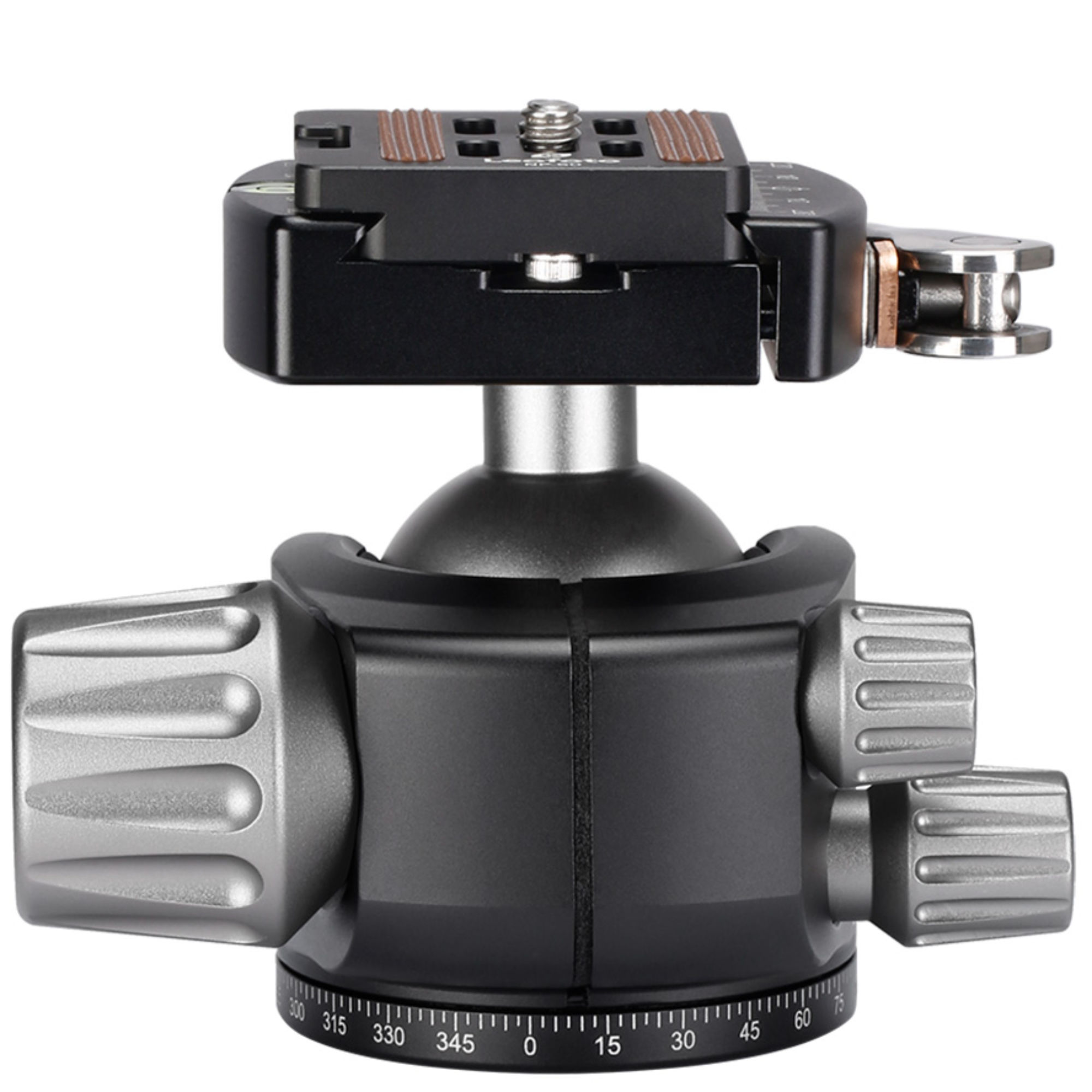 Leofoto LH-40LR 40mm Low Profile Ball Head with LR-50 Quick Release Lever Clamp and NP-50 Plate - Image 3