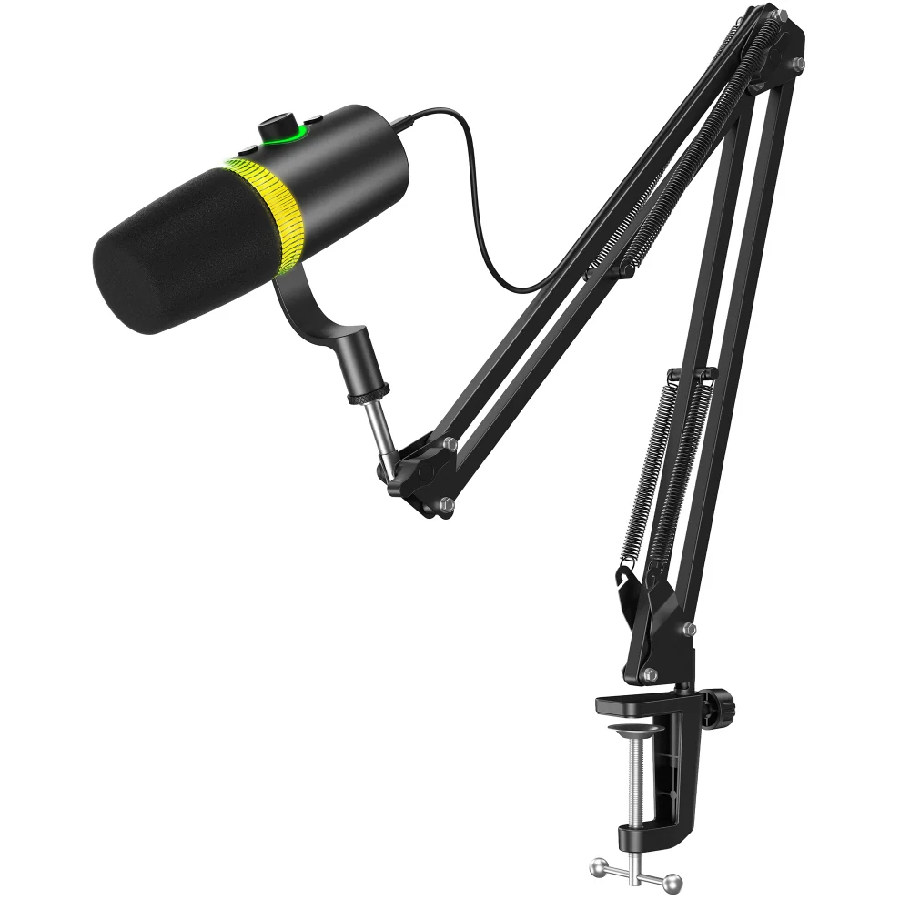 Digitek (DM 701) RGB USB Professional Dynamic Podcast Microphone - Image 1