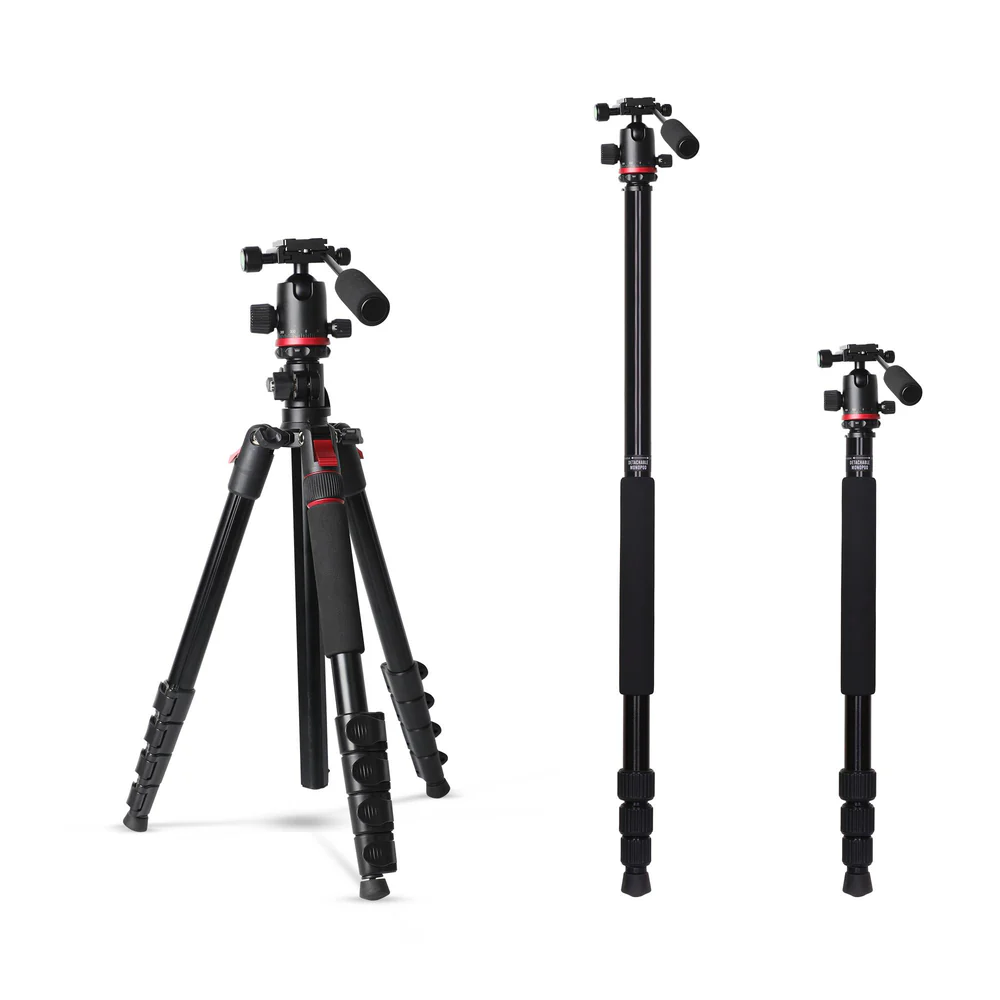 Digitek (DTR 530 BH) Multi-Angle DV Tripod cum Monopod with Ball Head - Image 1