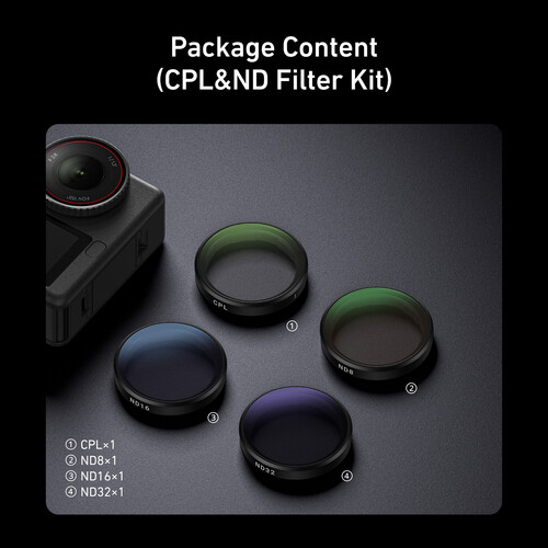 TELESIN ND & CPL 4-Filter Set for DJI Osmo Action 6 - Image 15