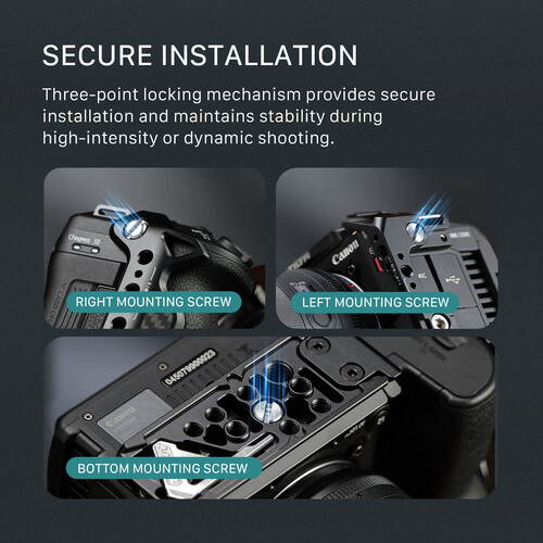 Tilta Full Camera Cage for Canon C50 (Black) - Image 6