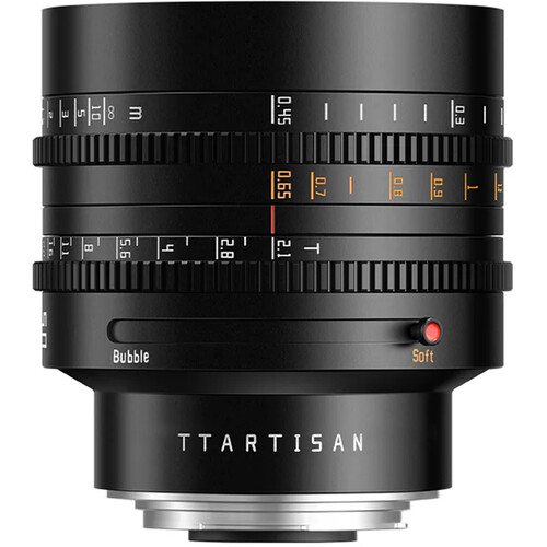 TTArtisan 50mm T2.1 Dual-Bokeh Cine Lens (Canon RF) - Image 1
