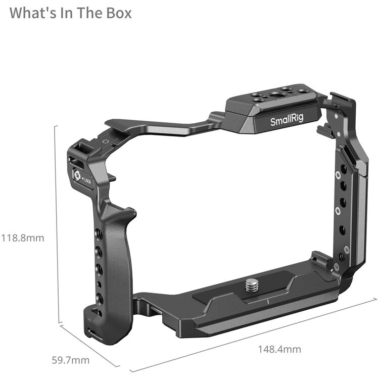 SmallRig Camera Cage for Panasonic LUMIX S1R II, S5 II, S5 IIX & G9 II - Image 2