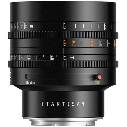 TTArtisan 50mm T2.1 Dual-Bokeh Cine Lens (Nikon Z) - Image 1