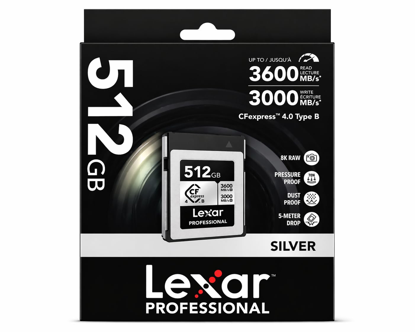 Lexar 512GB Professional Silver CFexpress 4.0 Type B Card - Image 5