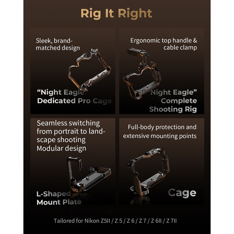 SmallRig Cage for Nikon Z5 / Z5II / Z6 / Z6II / Z7 / Z7II 5257 - Image 9