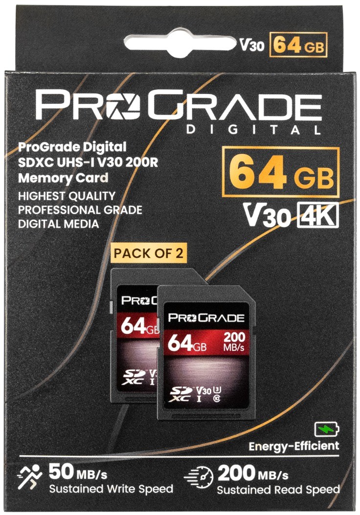 ProGrade Digital 64GB UHS-I SDXC Memory Card (2-Pack) - Image 2