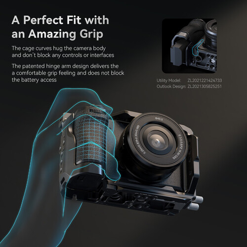 SmallRig Half Cage for Sony Alpha 6700 / 6600 / 6500 / 6400 4337 - Image 12