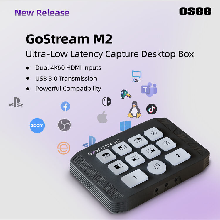 OSEE GoStream M2 Dual 4K USB 3.0 HDMI Capture Card OSEE GoStream M2 Dual 4K USB 3.0 HDMI Capture Card - Image 6