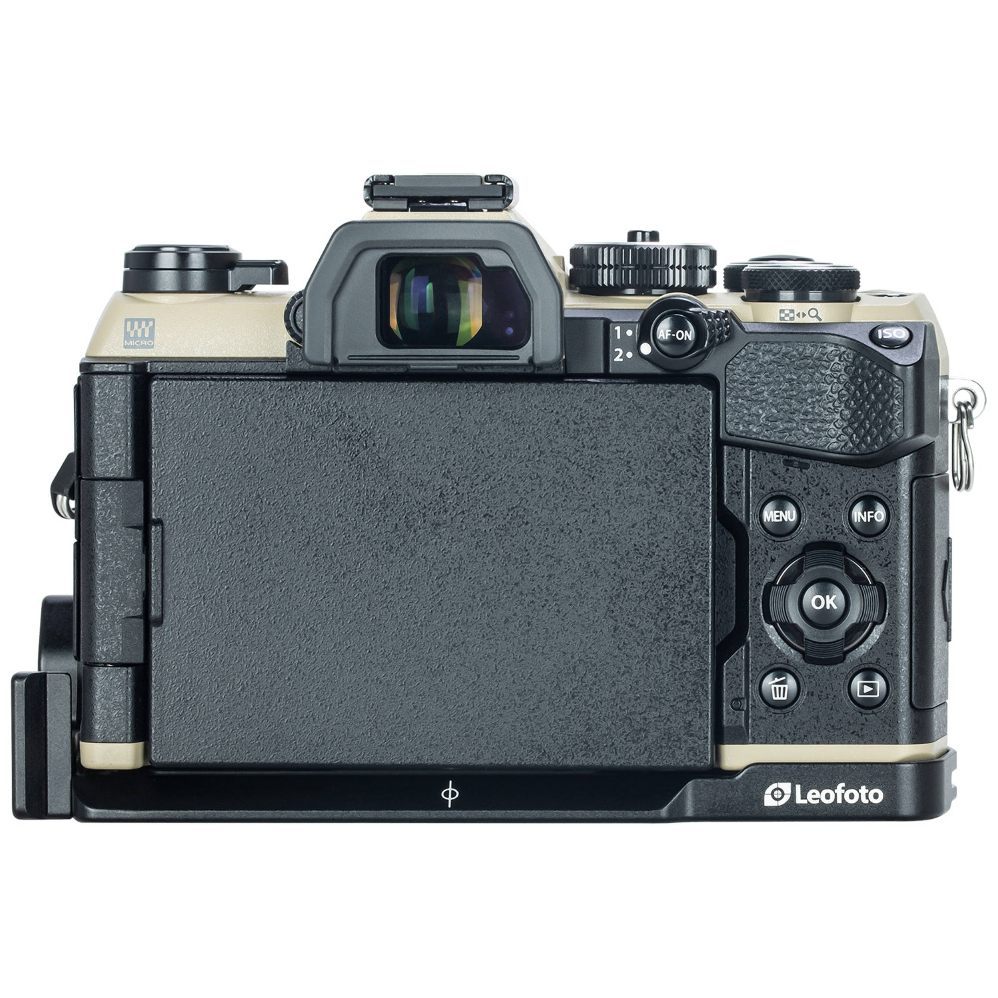 Leofoto LPO-OM-5II L-Bracket for Olympus OM-5II  Silver - Image 9