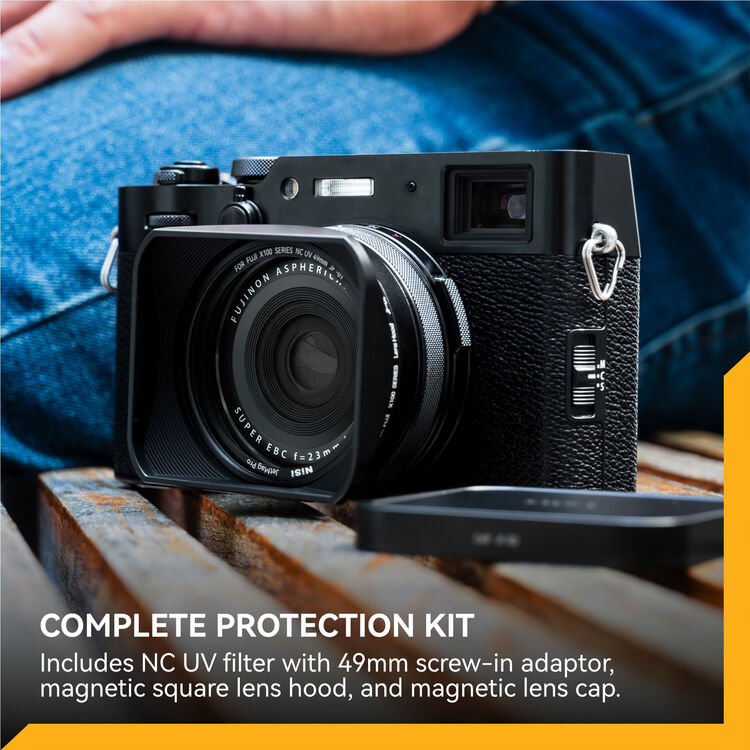 NiSi Jetmag Pro Lens Hood Kit for FUJIFILM X100 Black - Image 9
