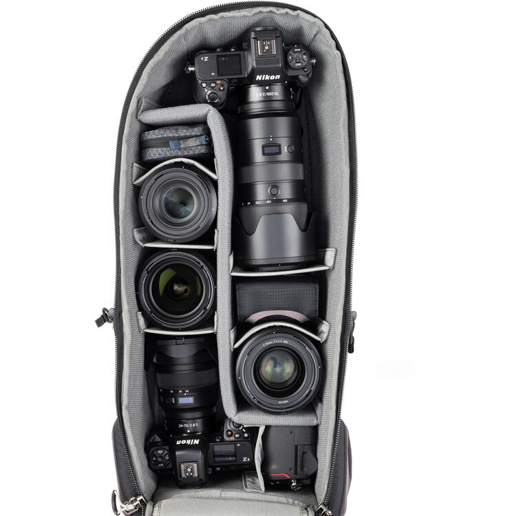 Think Tank Photo BackLight Long Lens Backpack (Slate Black) - Image 9