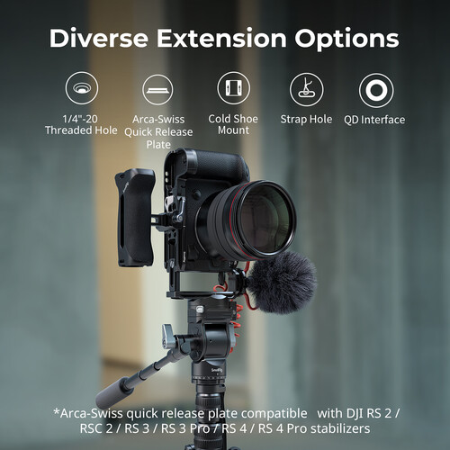 SmallRig HawkLock Quick Release Camera Cage for Canon EOS R5 Mark II 4977 - Image 14