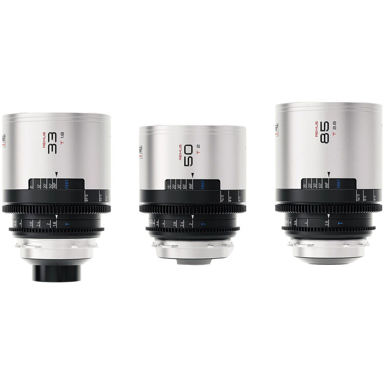 BLAZAR LENS Remus-M 1.5x Full-Frame Anamorphic 33, 50, and 85mm 3-Lens Set (Sony E) - Image 1
