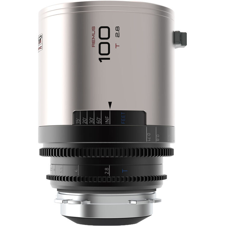 BLAZAR LENS Remus 100mm T2.8 Full-Frame 1.5x Anamorphic Lens (ARRI PL, Silver Flare) - Image 1