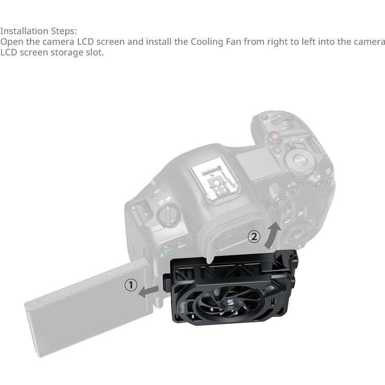 SmallRig Cooling Fan for Canon EOS R5 Mark II & R5 - Image 5