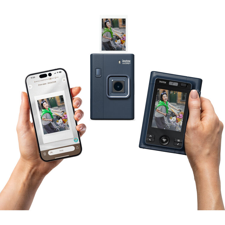 FUJIFILM instax mini LiPlay+ Hybrid Instant Camera (Midnight Blue) - Image 15
