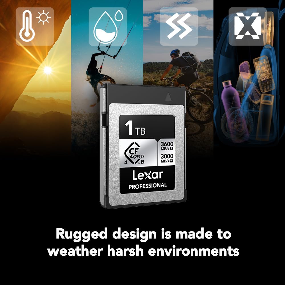 Lexar 1TB Professional CFexpress Type B Silver 4.0 Memory Card - Image 6
