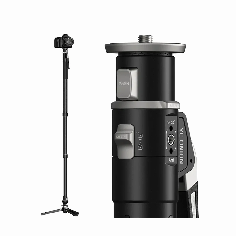 YC Onion Pineta Pro Carbon Fiber Monopod & BC44 Ball Head (MQPBC16244) - Image 3