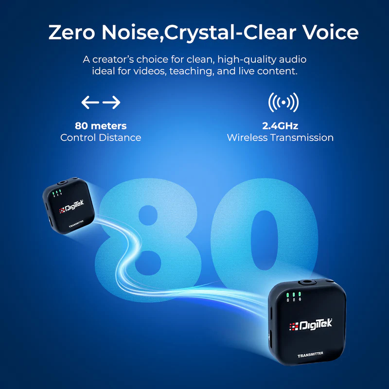 Digitek DWM 101 Mini Wireless Microphone System - Image 5