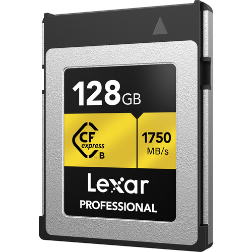 Lexar 128GB Professional CFexpress Type B Card GOLD Series Lexar 128GB Professional CFexpress Type B Card GOLD Series - Image 3