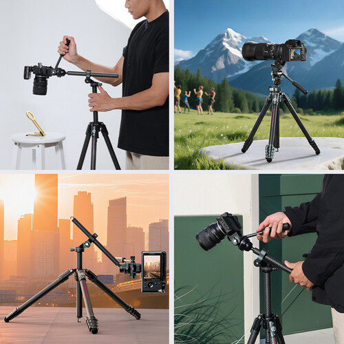 ULANZI JJ06 GlideGo Carbon Fiber Video Tripod - Image 10