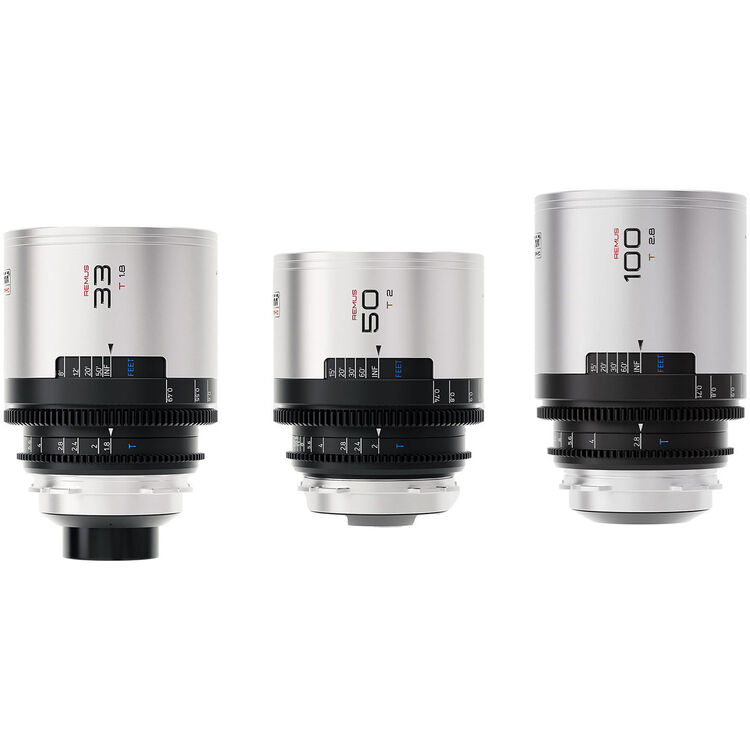 BLAZAR LENS Remus-M 1.5x Full-Frame Anamorphic 33, 50, and 100mm 3-Lens Set (Sony E) BLAZAR LENS Remus-M 1.5x Full-Frame Anamorphic 33, 50, and 100mm 3-Lens Set (Sony E) - Image 1