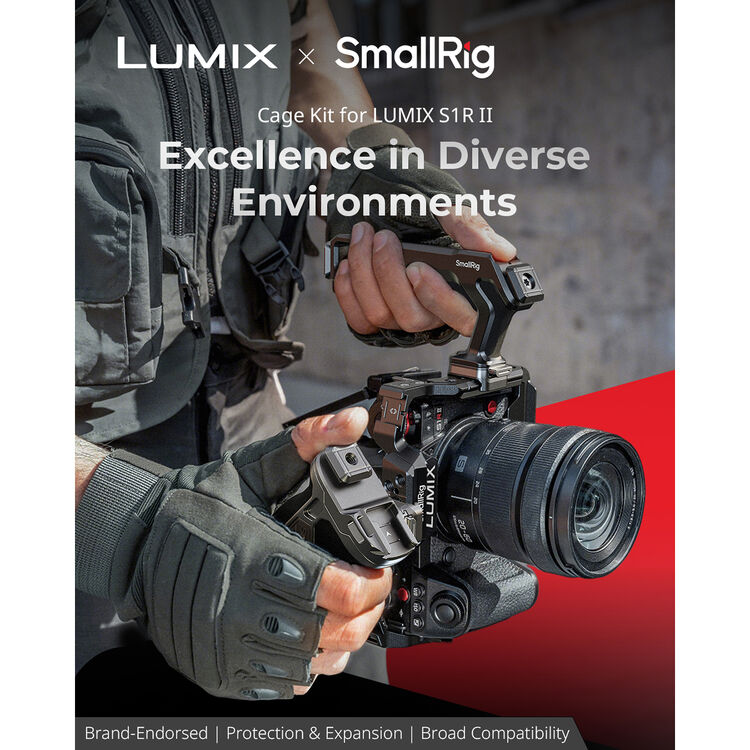 SmallRig Camera Cage for Panasonic LUMIX S1R II, S5 II, S5 IIX & G9 II - Image 6