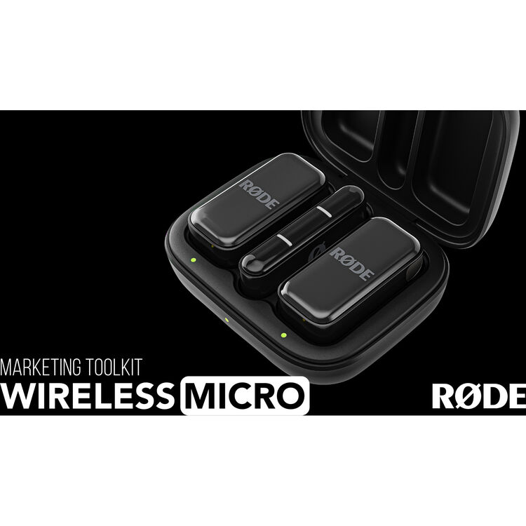 RODE Wireless Micro 2-Person Ultracompact Wireless Microphone System with USB-C Connector (2.4 GHz, Black) - Image 7