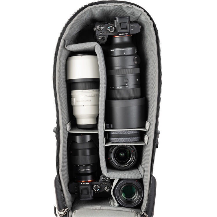 Think Tank Photo BackLight Long Lens Backpack (Slate Black) - Image 11