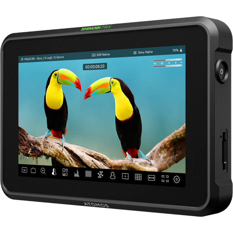 Atomos Shinobi 7 RX HDMI/SDI HDR On-Camera Monitor/Wireless Receiver - Image 4