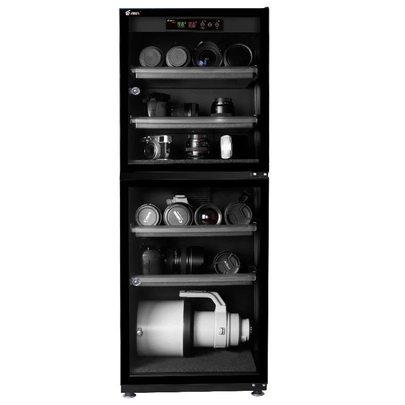 Eirmai 160L Electronic Digital Dry Cabinet Dehumidifying Box with 4 Detachable Compartments and Humidity Control- 160 Liters (MRD-188) - Image 2