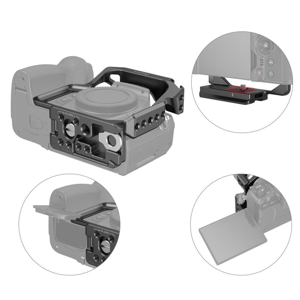 SmallRig Camera Cage for OM SYSTEM OM-1 3948 - Image 3