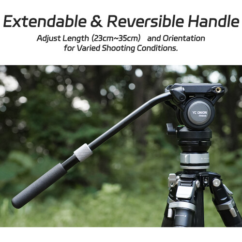 YC Onion Tako Tripod with 52mm Bowl Head & FH60S Fluid Head - Image 6