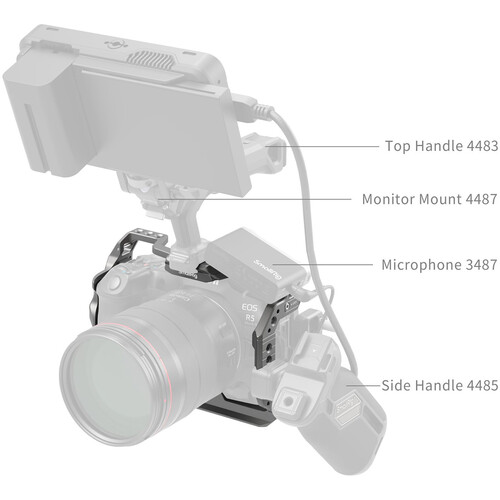 SmallRig HawkLock Quick Release Camera Cage for Canon EOS R5 Mark II 4977 - Image 6