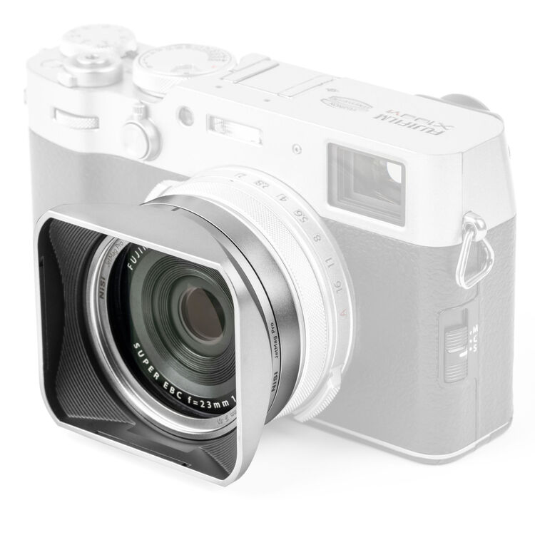 NiSi Jetmag Pro Lens Hood Kit for FUJIFILM X100 (Silver) - Image 3