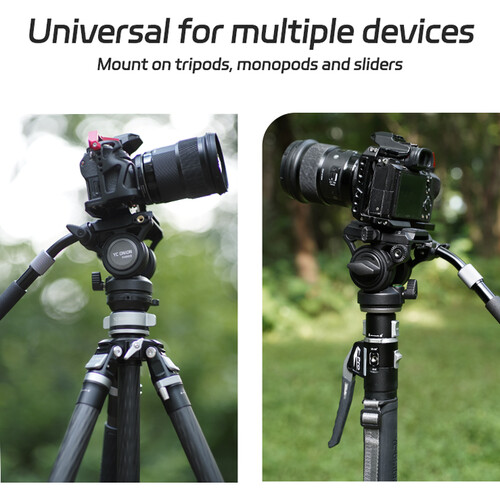 YC Onion Tako Tripod with 52mm Bowl Head & FH60S Fluid Head - Image 5