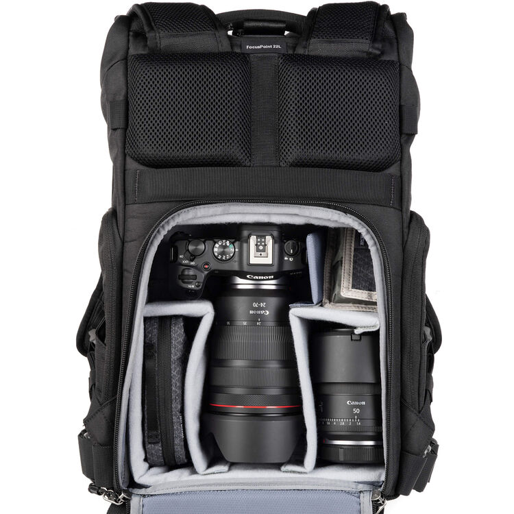 Think Tank Photo FocusPoint Rolltop Camera Backpack (Golden Hour, 22 L) - Image 15