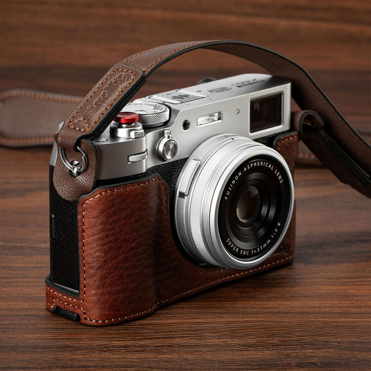 SmallRig Leather Half Case for FUJIFILM X100VI (Brown) - Image 5