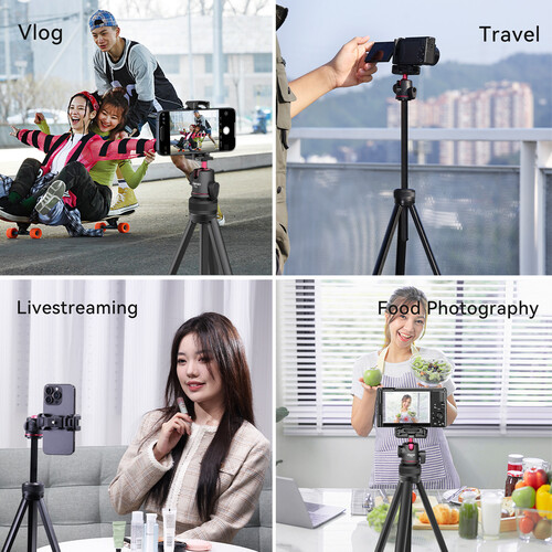 ULANZI Select TT51 Portable Tripod Stand with 360° Rotable Ball Head - Image 9