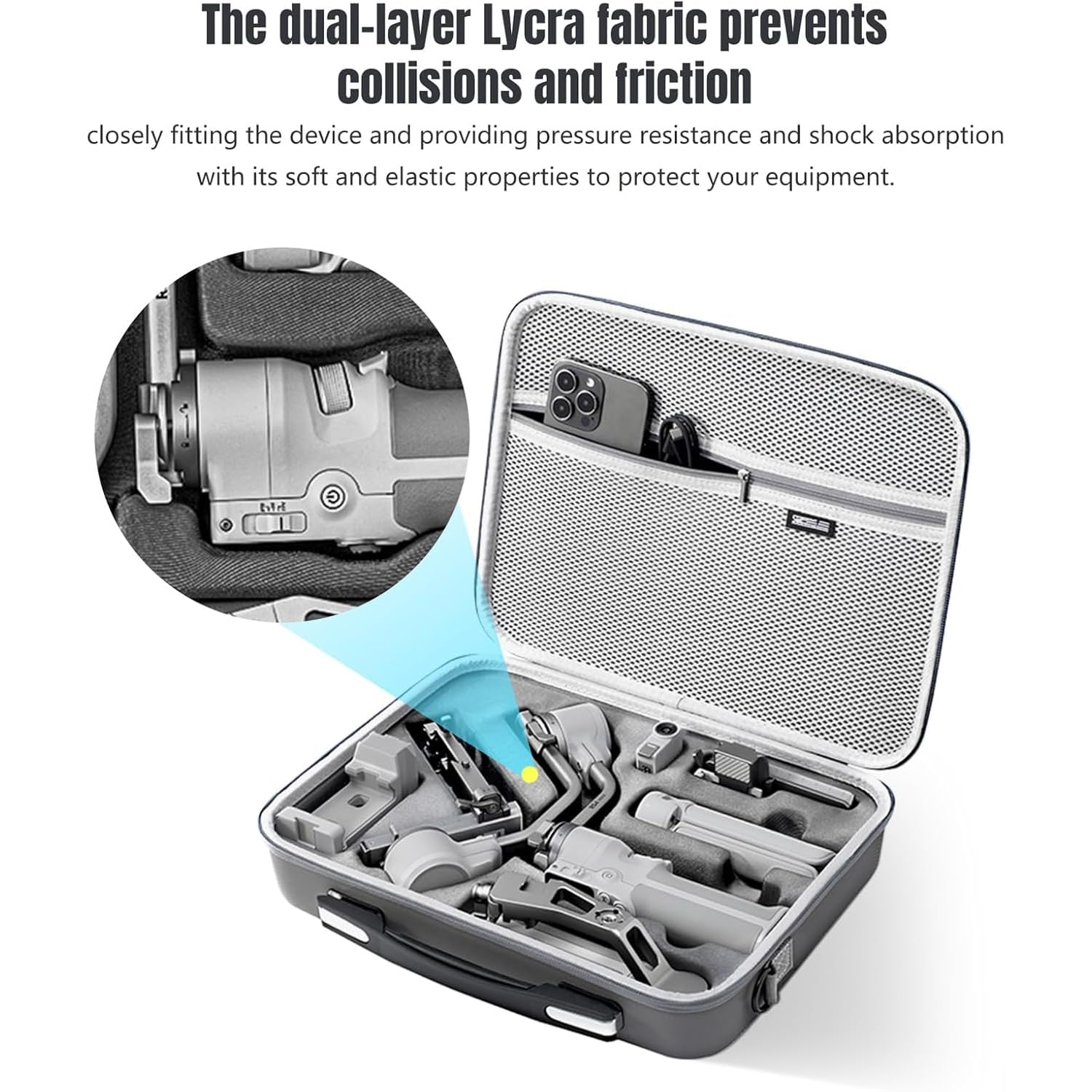 STARTRC Ronin Stabilizer Carrying Bag for DJI RS 4 Mini Combo - Image 4