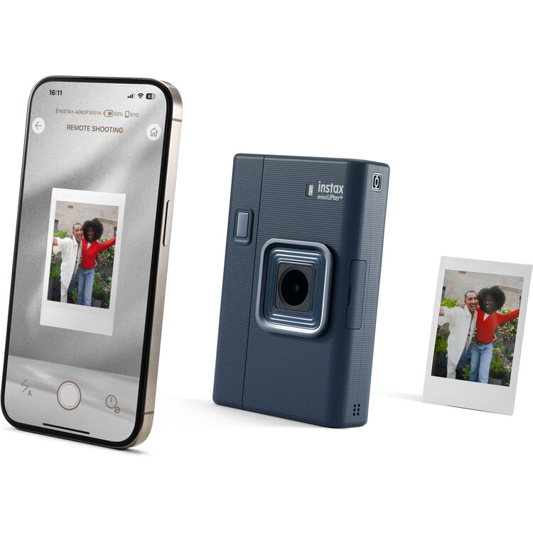 FUJIFILM instax mini LiPlay+ Hybrid Instant Camera (Midnight Blue) - Image 11
