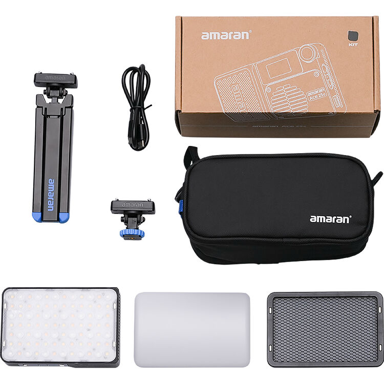 amaran Ace 25c RGB LED Light Panel All-in-One Creator Kit - Image 13