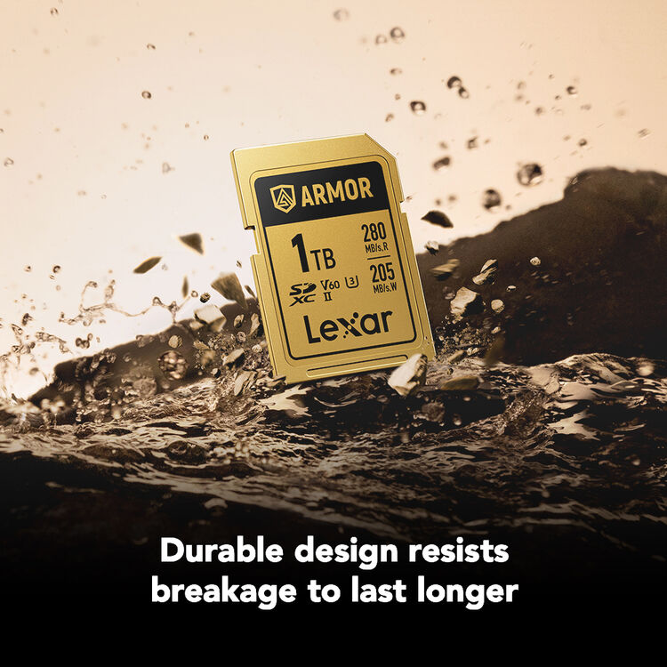 Lexar 1TB ARMOR GOLD UHS-II SDXC Memory Card - Image 4