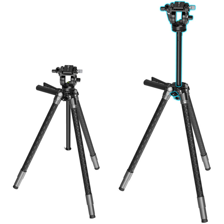 SMALLRIG x Potato Jet TRIBEX SE Hydraulic Aluminum Camera Tripod with Video Fluid Head 5305 - Image 2