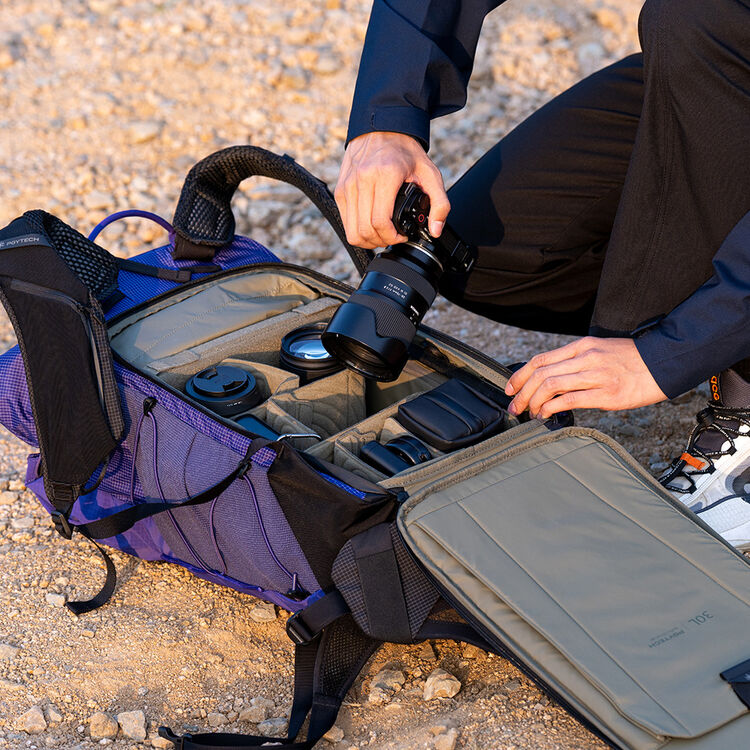 PGYTECH OnePro Ultralight Camera Backpack (Space Black, 30L) - Image 13