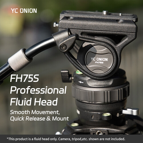 YC Onion Pineta Peak Tripod with Rubber Feet & FH75S Head - Image 5